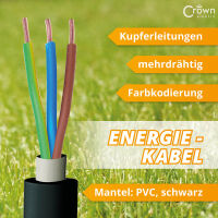 NYY-J Erdkabel 3x1,5mm² | 5 - 100m