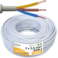 NYM-Kabel 3x2,5mm² | 5 - 100m