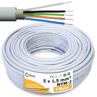 NYM-Kabel 5x1,5mm² | 5 - 100m
